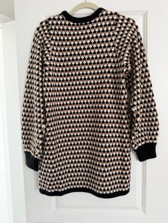Show Me Your MuMu Sweaters - Show Me Your Mumu Knit Sweater Dress Geometric Print NWT Cozy Fall